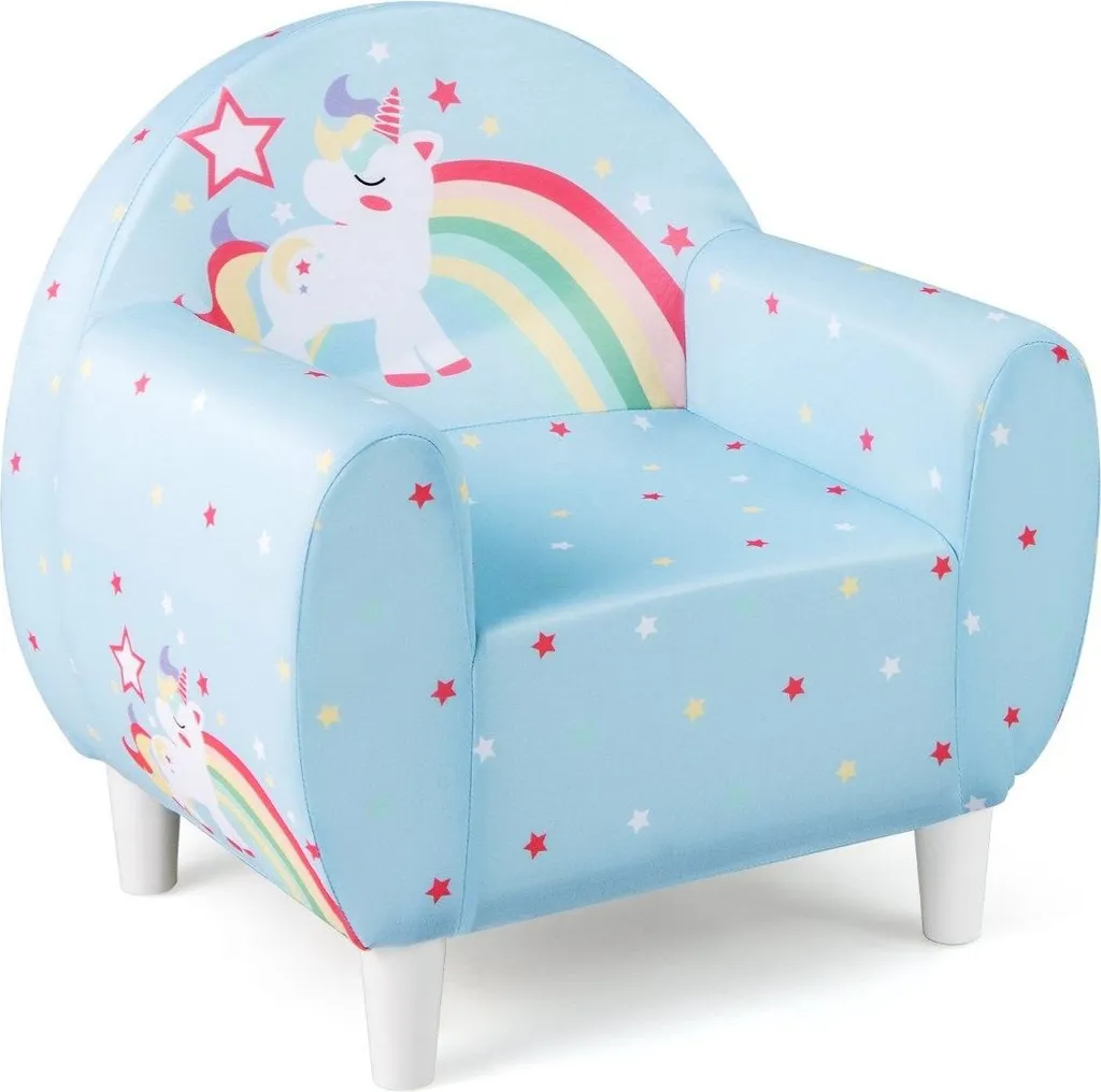 Sofa enfant licorne antidérapant : fini les chutes du fauteuil classique