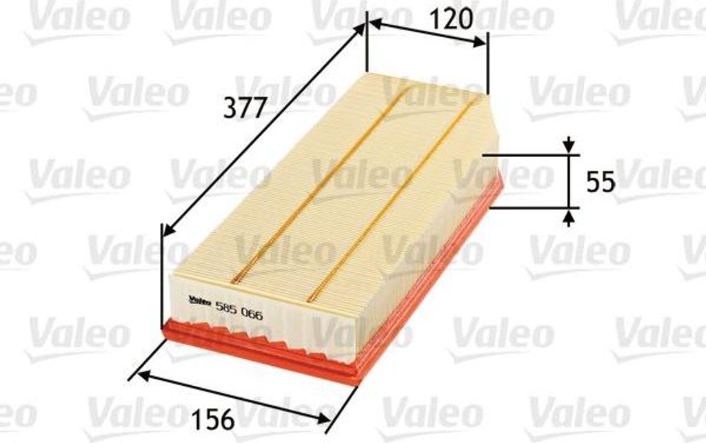 VALEO 585066 Luftfilter OE 6110940004 kompatibel mit C-Klasse, CLK, E-Klasse, G-Klasse, S-Klasse