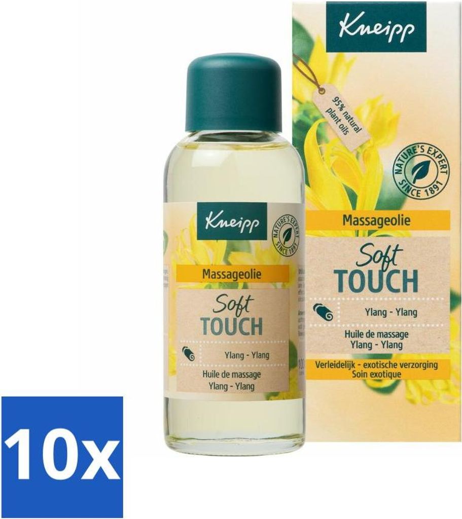 Kneipp - Massageöl - Ylang-Ylang - Vitamin E - Für alle Hauttypen - 100 ml - Vorteilspack - 10 Stücke