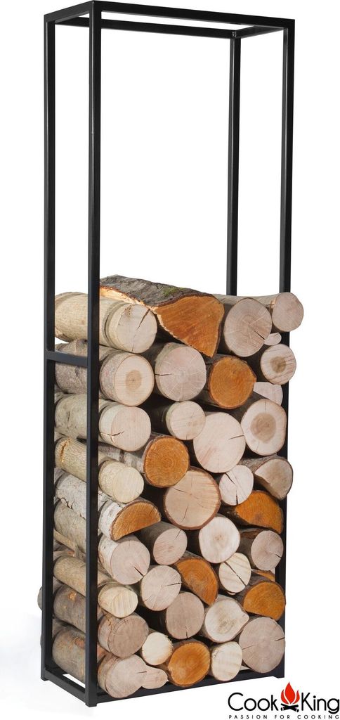 CookKing 333232 Kaminholzregal Feuerholzständer „CORNEL“ 150x50x20cm