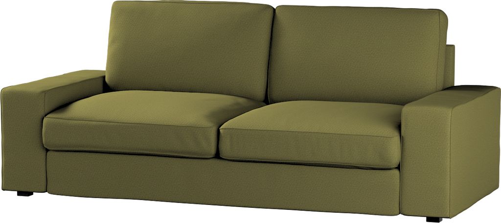 Dekoria Bezug für Kivik 3-Sitzer Sofa, olivgrün, Bezug für Sofa Kivik 3-Sitzer
