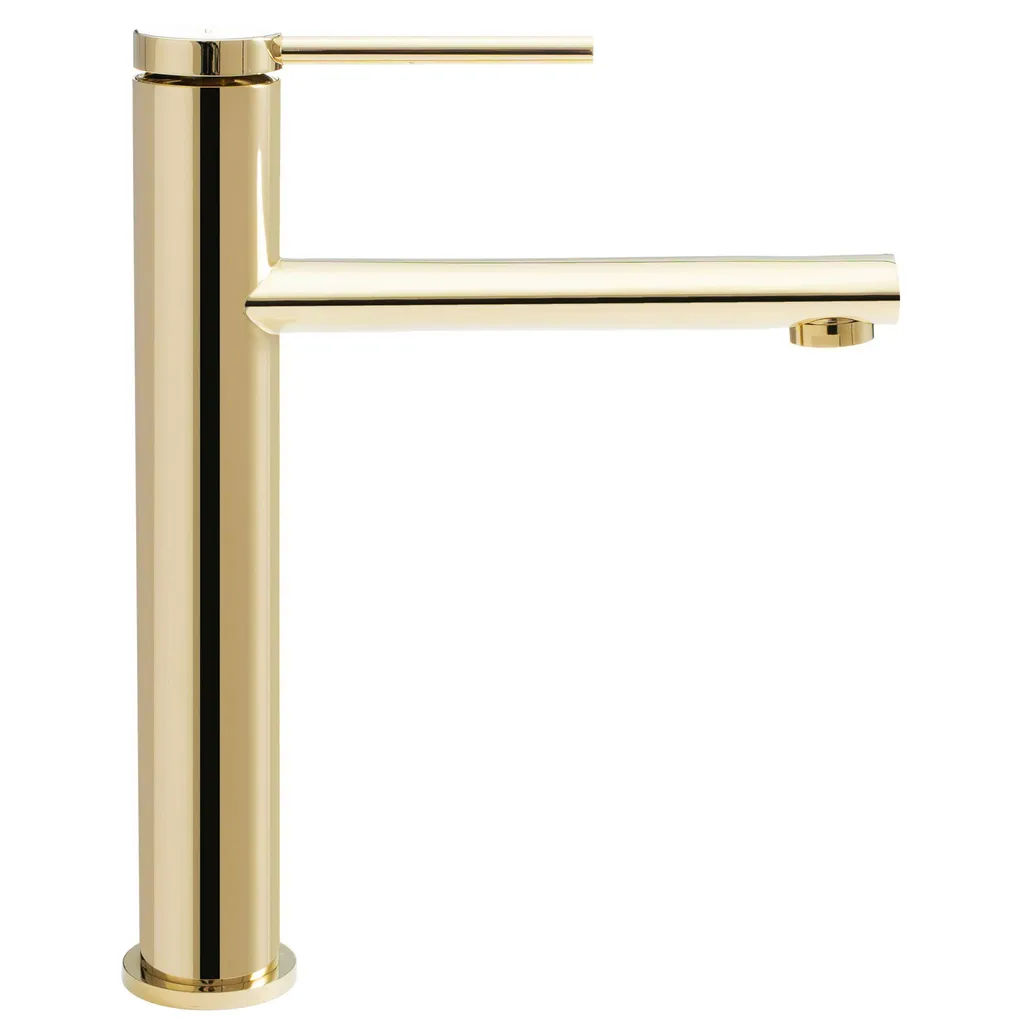 Rubinetto da Lavabo Rea Oval Gold High - 3
