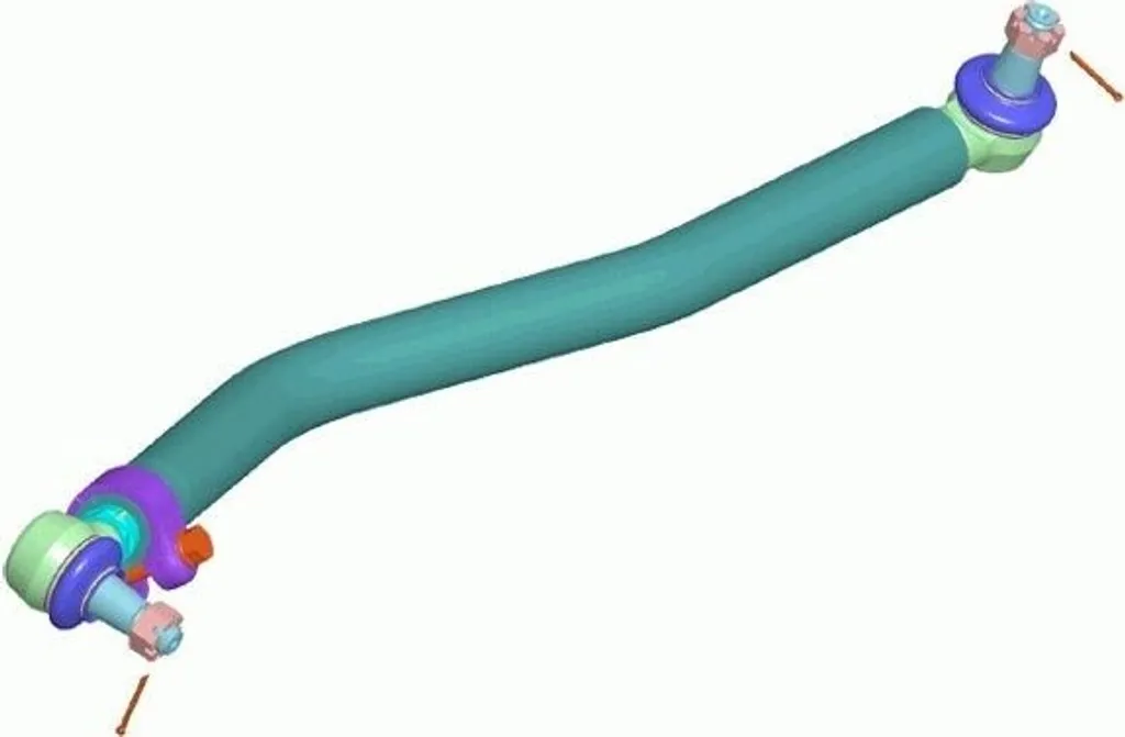 Barre de direction robuste M38x1,5 pour VOLVO FMX II - Longueur 900 mm