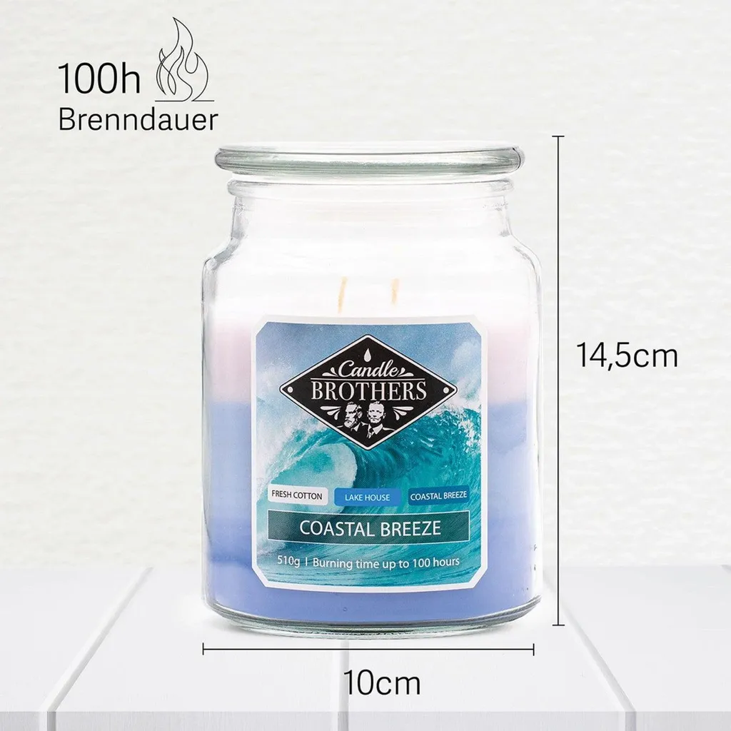Candela Profumata 2 Stoppini Relax - Cera Naturale Lunga Durata