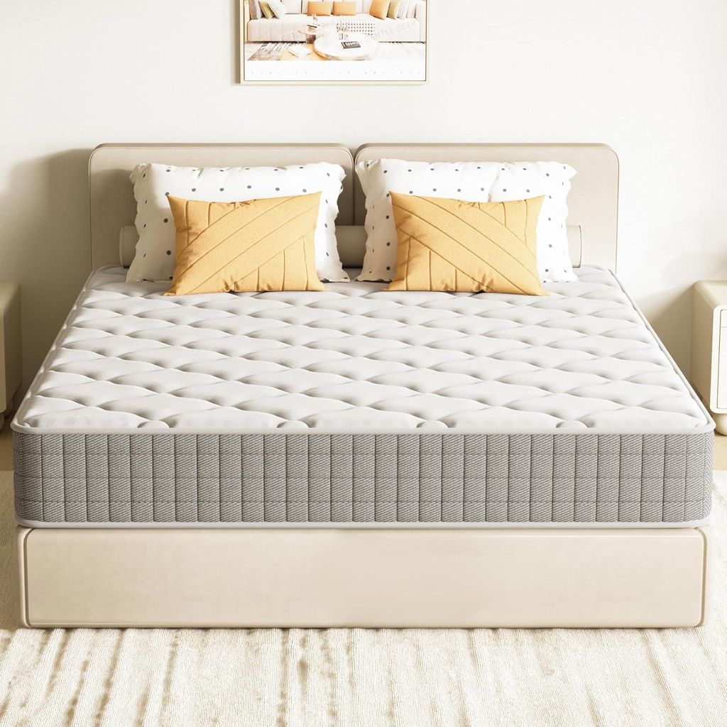 DEWINNER Matelas 140x200 - Épaisseur 22 cm et Mousse A Image du produit 
