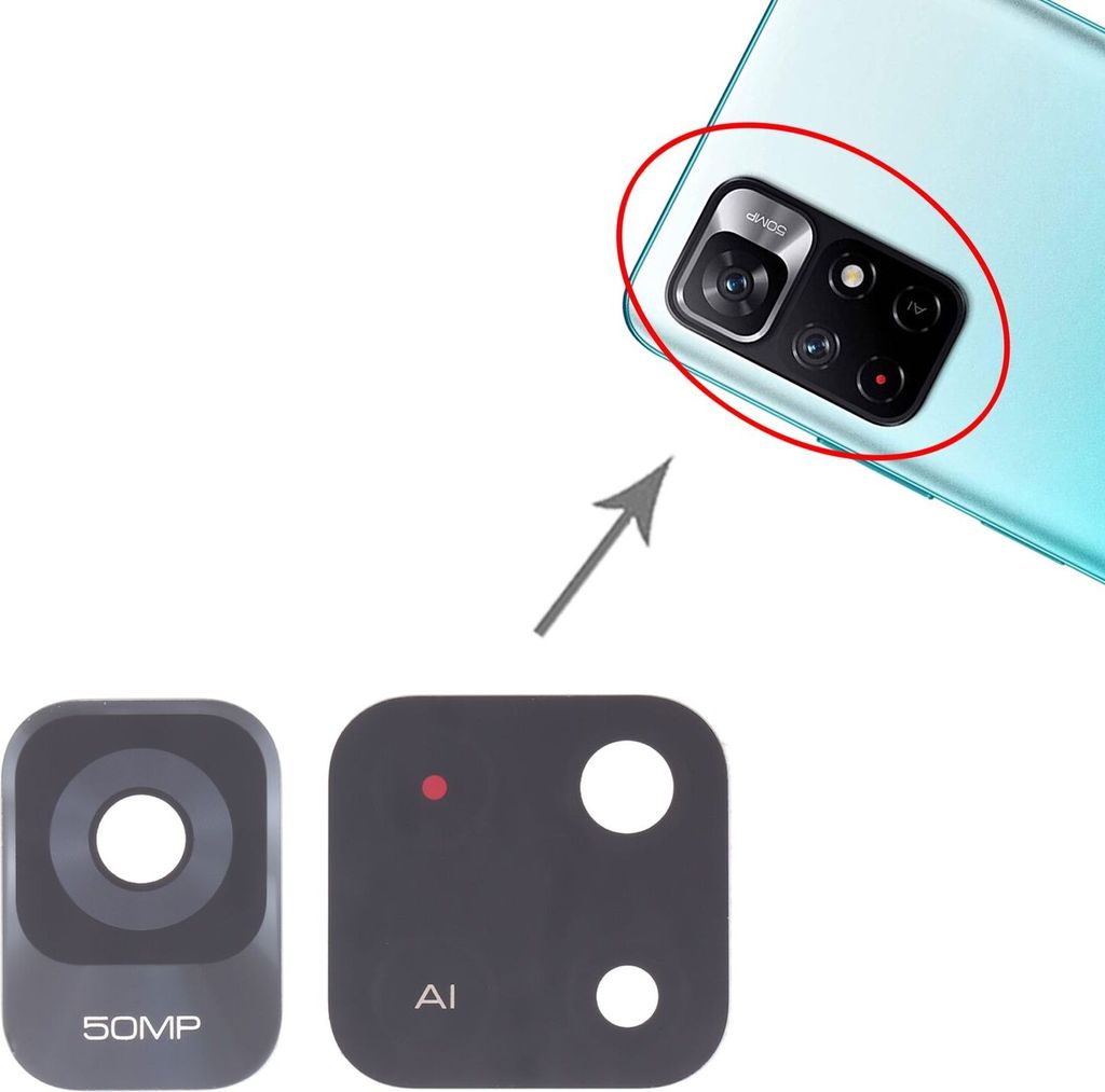 Back Rück Kamera Cam Linse für Xiaomi Redmi Note 11T 5G / Poco M4 Pro 5G Ersatz