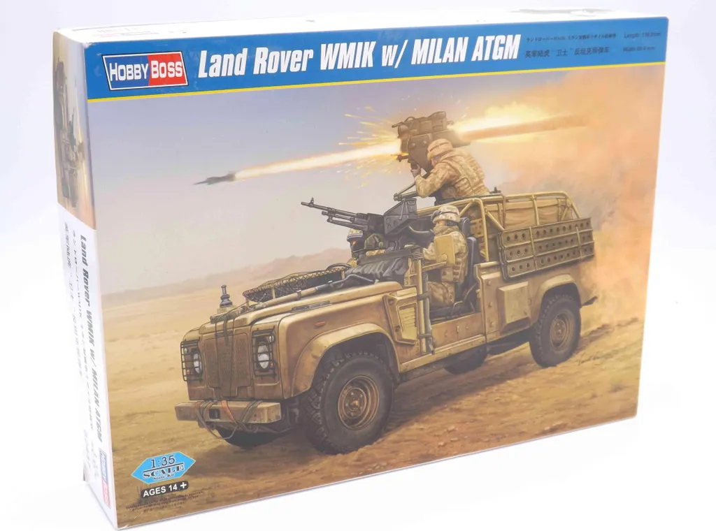 Hobby Boss 82447 Land Rover WMIK 1/35 : Maquette Ultra-Détaillée Anti-Char