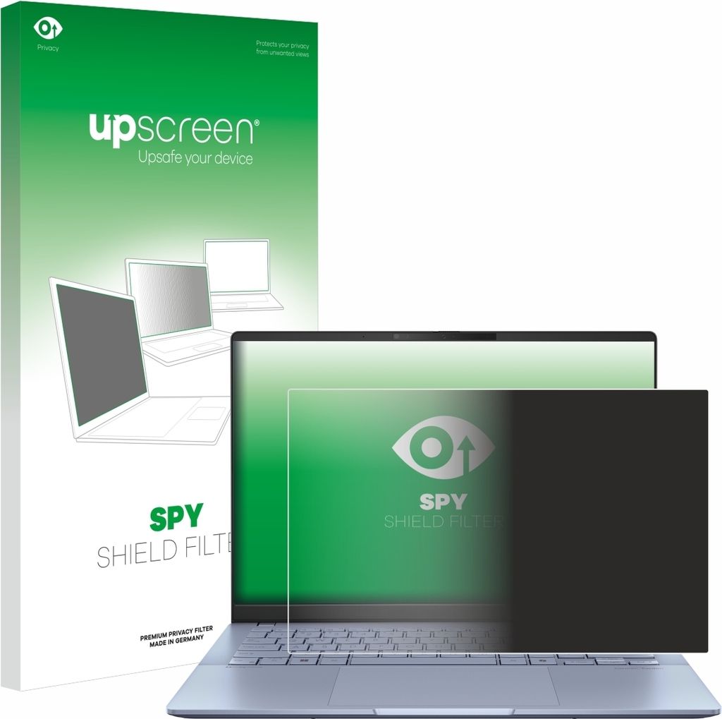 upscreen Blickschutzfilter für ASUS Vivobook S 14 OLED S5406 Anti-Spy Privacy Filter Sichtschutz Blaulicht-Schutz