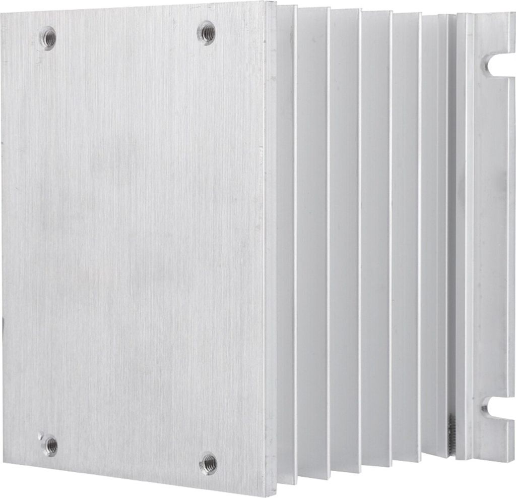Dreiphasen-Kühlkörper aus Aluminiumlegierung für SSR-Wärmeleitfähigkeit, Halbleiterrelais-Kühlkörper
