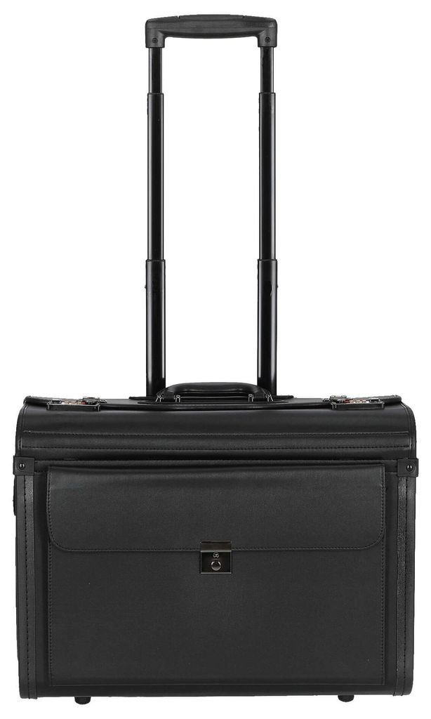 d & n Lederwaren 2879 Pilotenkoffer Trolley schwarz ca. 48 Produktbild 