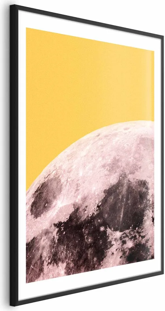Poster Decorativo Sunny Moon 40x60 Cornice Nera con Margine