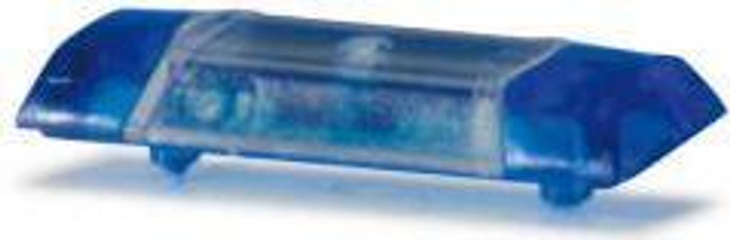 Herpa 053419 Zubehör Warnbalken Hella RTK-7, blautransparent (10 Stü