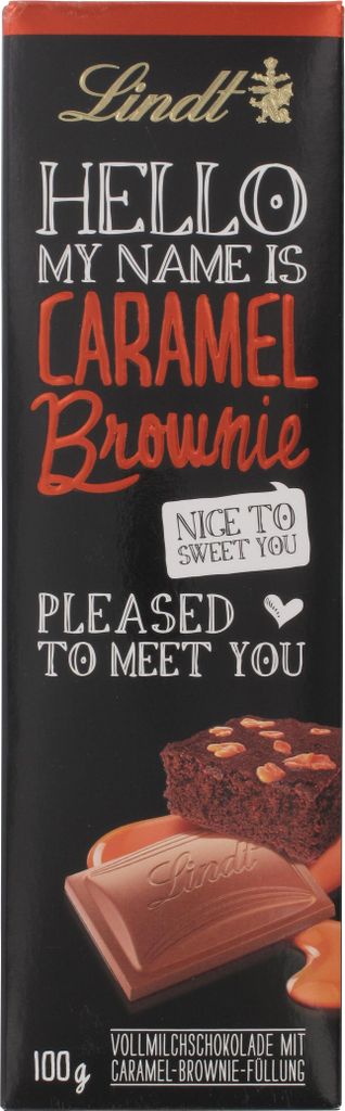 Lindt Hello Caramel Brownie Tafel (100 g) Produktbild 