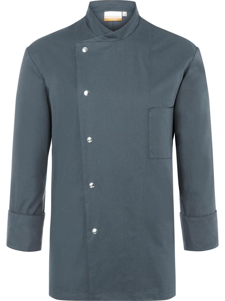 Karlowsky - "Lars" Kochjacke für Herren Langärmlig FK2039 (50 in) (Anthrazit)