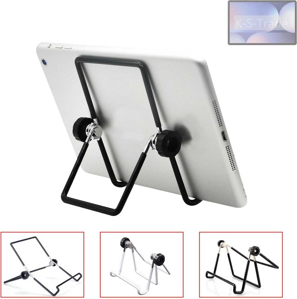K-S-Trade Tablet-Ständer Tablet-Halterung Tablet-Aufsteller kompatibel mit Samsung Galaxy Tab S10+ 5G faltbarer Tischständer Tablet Halterung