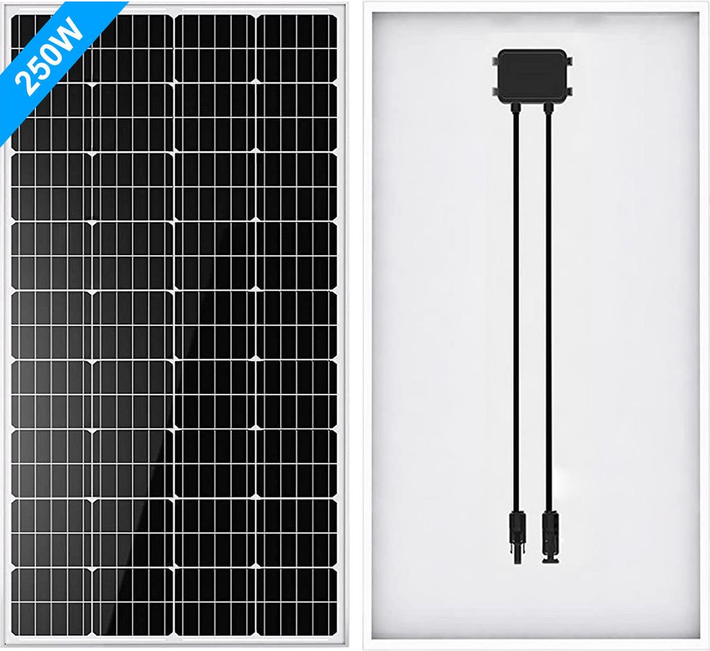 Solarpanel 250W 12V Monokristallin Solarmodul 250 Watt Mono Produktbild 