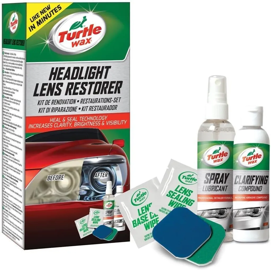 Kit réparation phares Turtle Wax avec protection UV longue durée 250ml