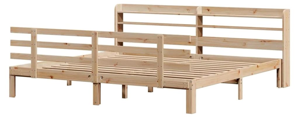 Bettgestell mit Kopfteil ohne Matratze 180x200 cm