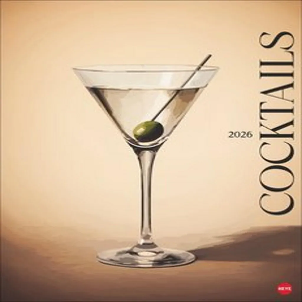 Calendrier Mural 2026 Cocktails - 12 Posters Détachables Format A3 Deco