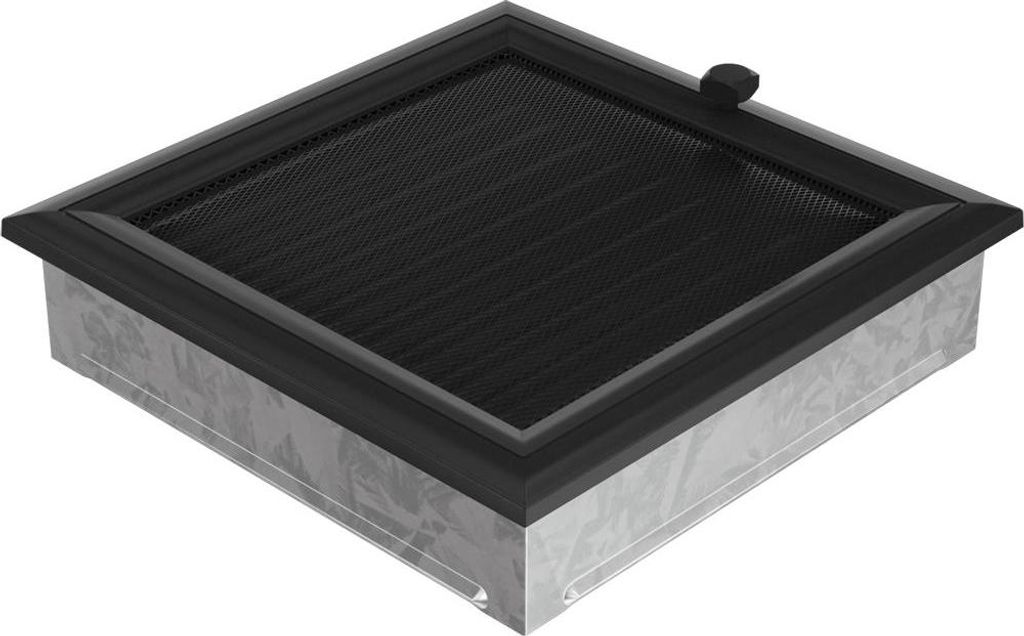 Lüftungsgitter Oskar 22x22 schwarz Jalousie