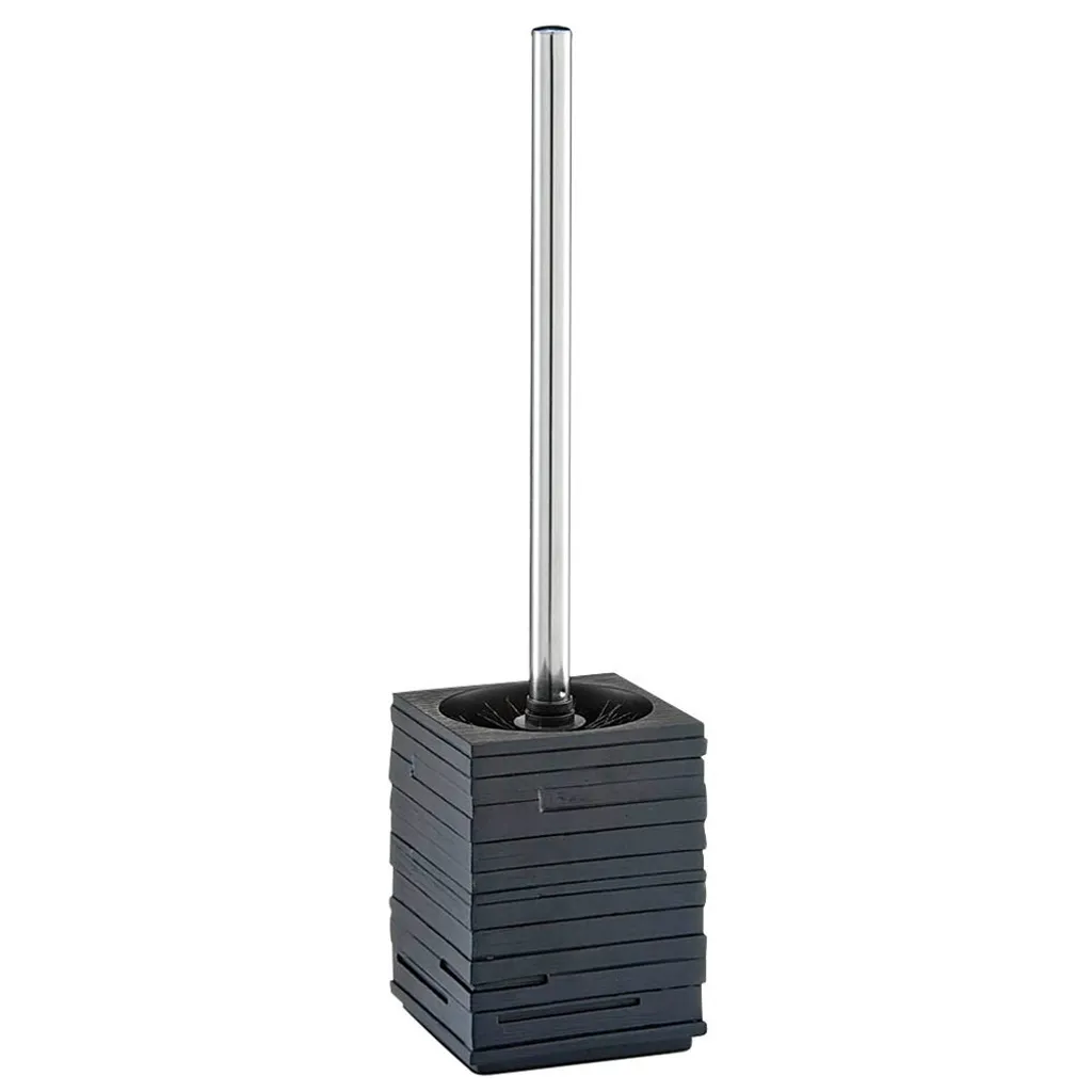 Ensemble WC Zeller 18319 Anti-Basculement en Schiste Noir Facile à Laver