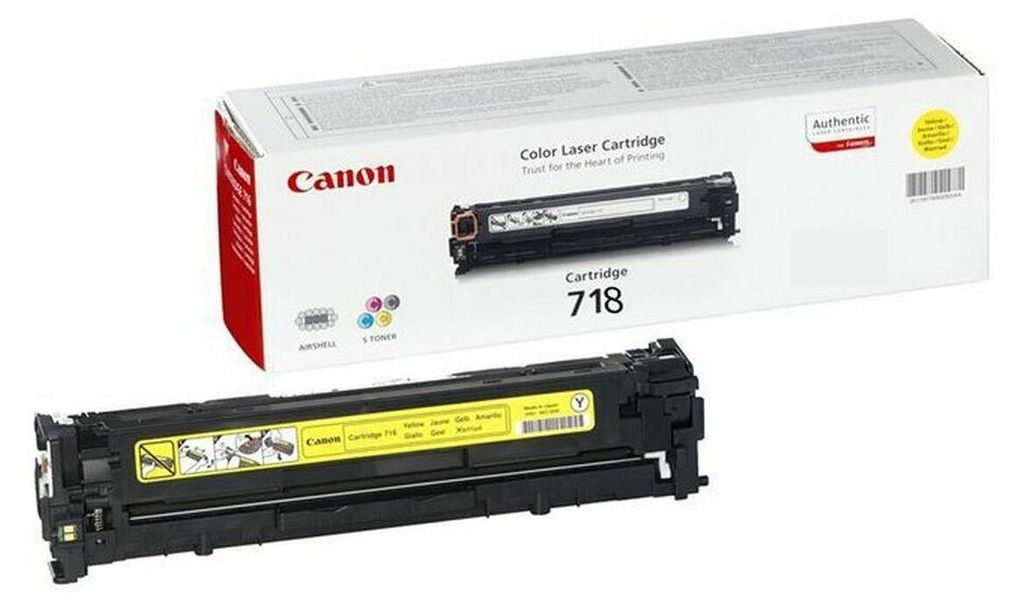 Canon toner CRG-718Y, žlutý Produktbild 