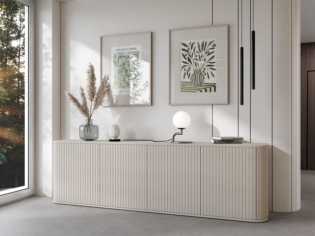 Kommode Sideboard Beistellkommode 4D ZILLO kaschmir Produktbild 5