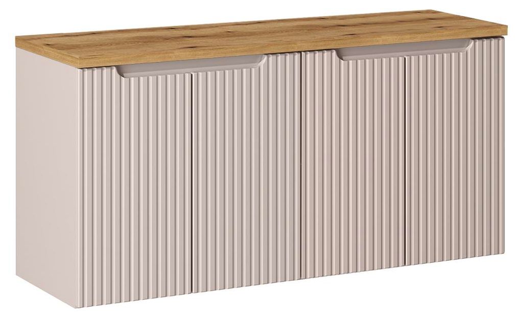 Waschtischunterschrank 120cm Riva, Kaschmir