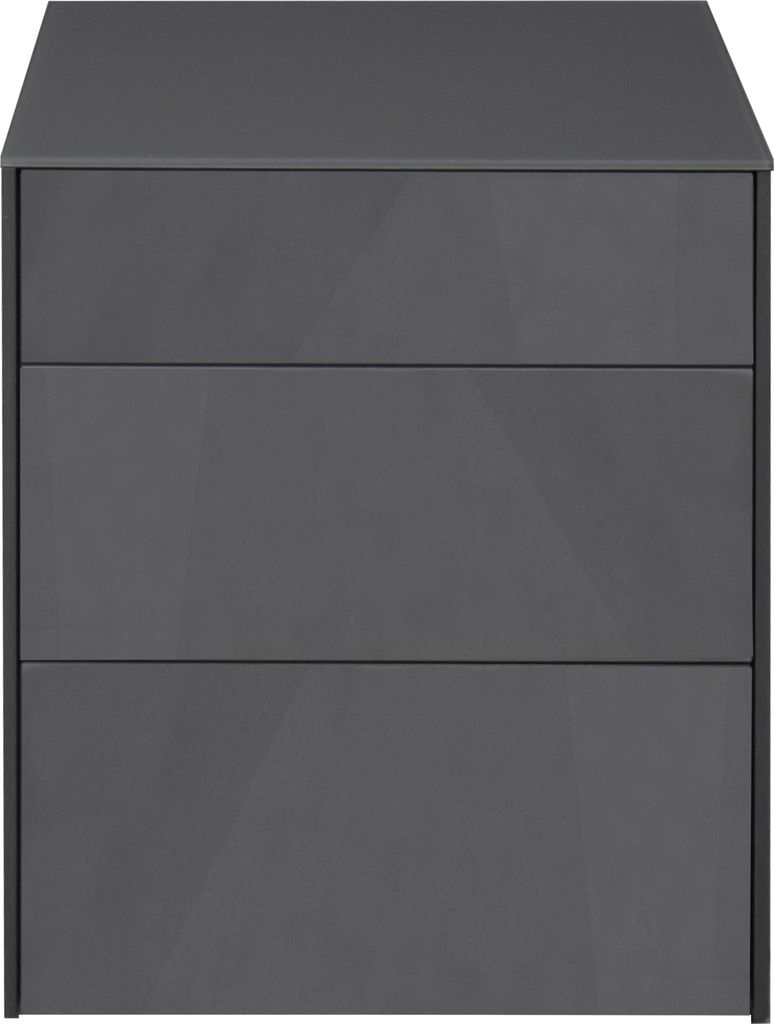Nachtkommode HARPER MEREENIE BHT 52x63x42 cm grau Nachttisch