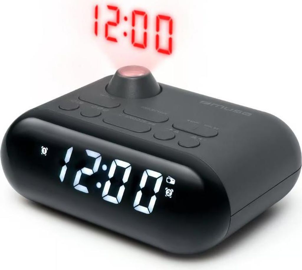 Muse M-179 P Funkuhr Digital Schwarz Produktbild 