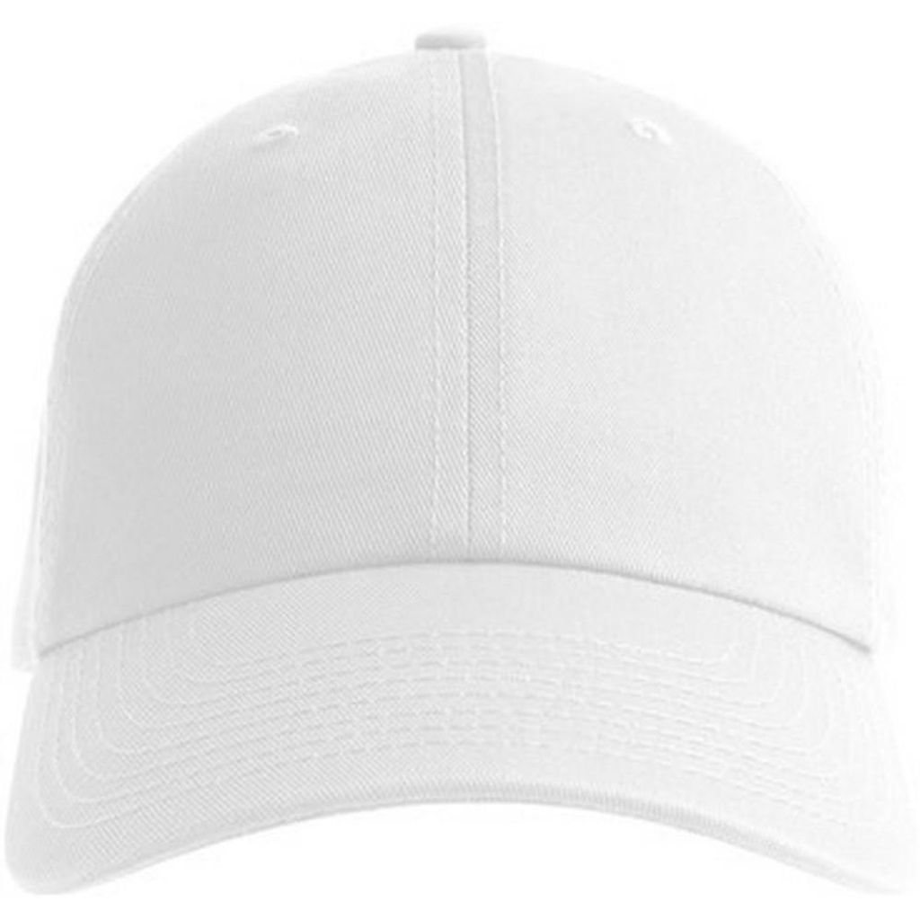 Atlantis - "Fraser" Baseball-Mütze für Herren/Damen Uni LT819 (Einheitsgröße) (Weiß)