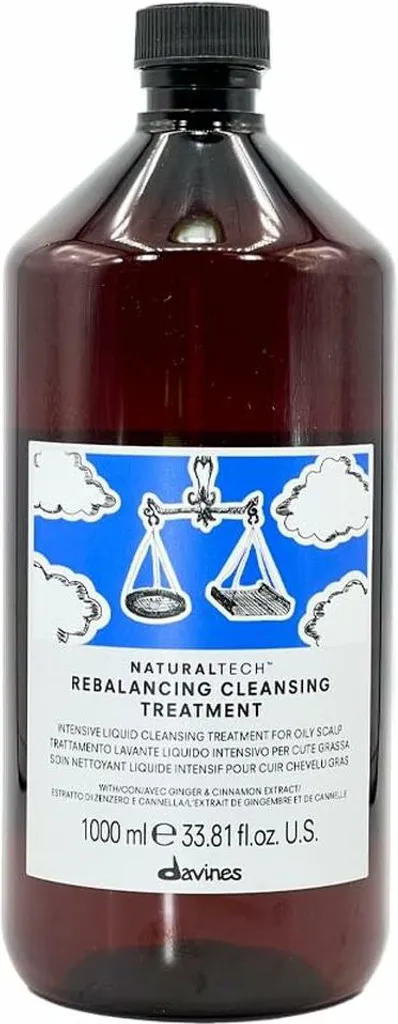 Traitement Rebalancing Davines Natural Tech Anti-Gras à la Pimprenelle