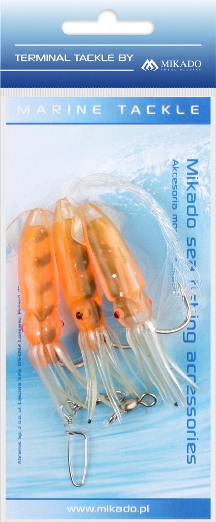 MIKADO Beifänger Paternoster 7,5cm SQUID Rig 3 x Haken #4/0