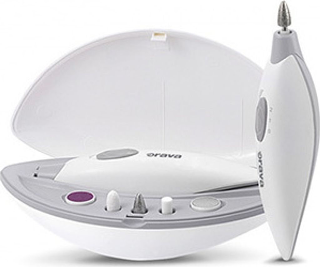 Orava 5-in-1-Set für die perfekte Pediküre und Maniküre Lyra, weiß