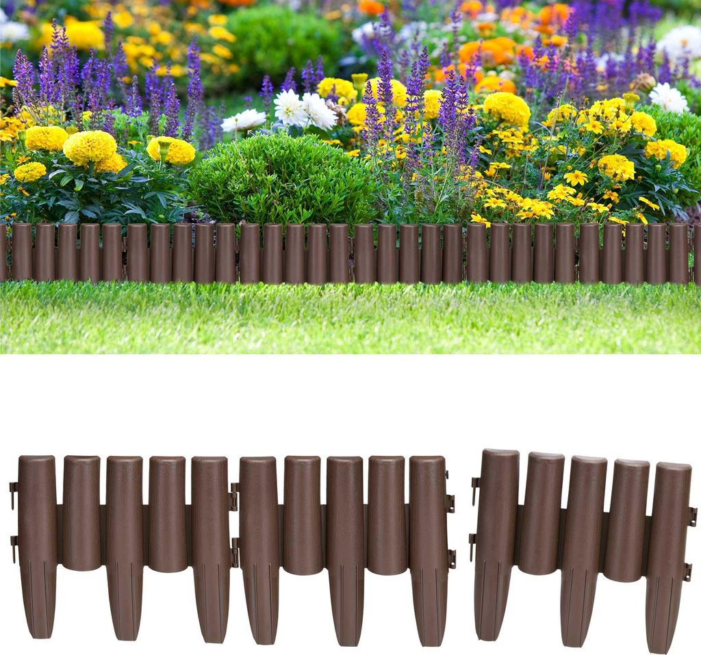 DEUBA® Bordure de jardin plastique 2,24m résistante Image du produit 