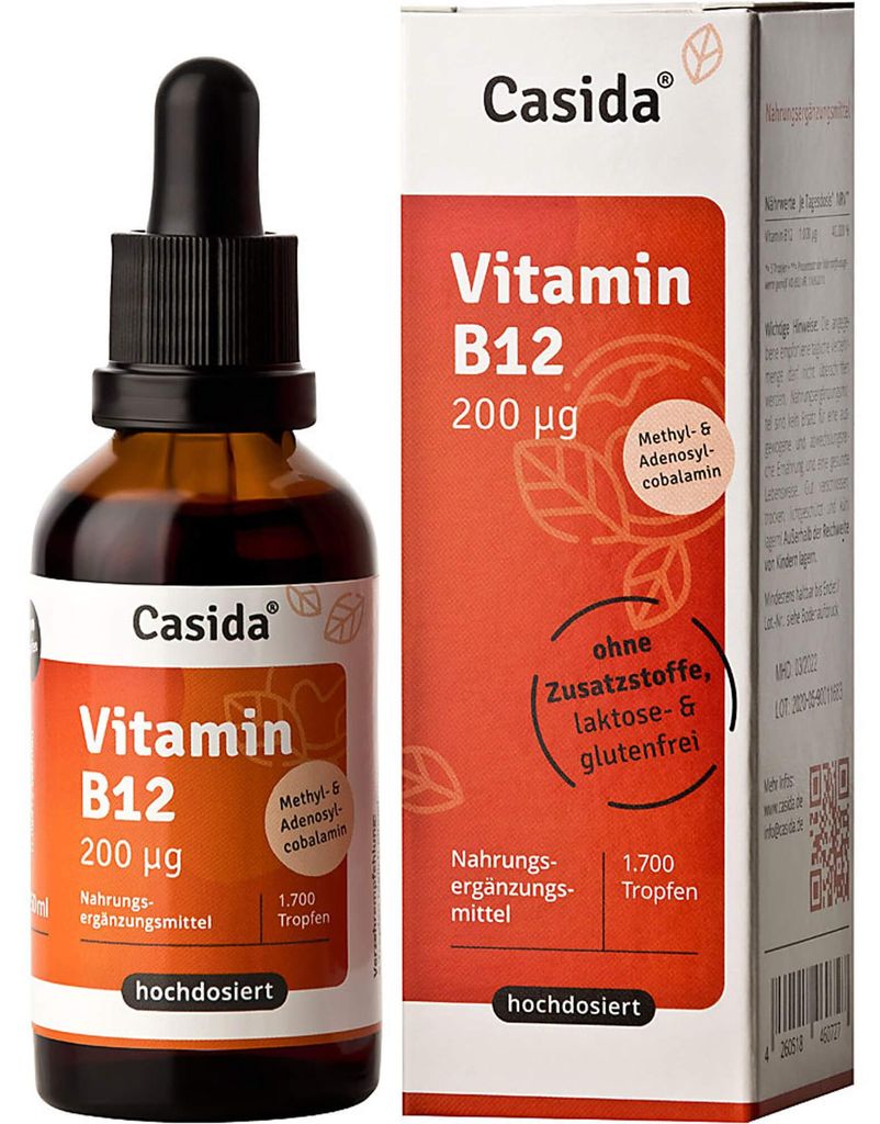 Vitamin B12 Tropfen vegan 50 ml Produktbild 