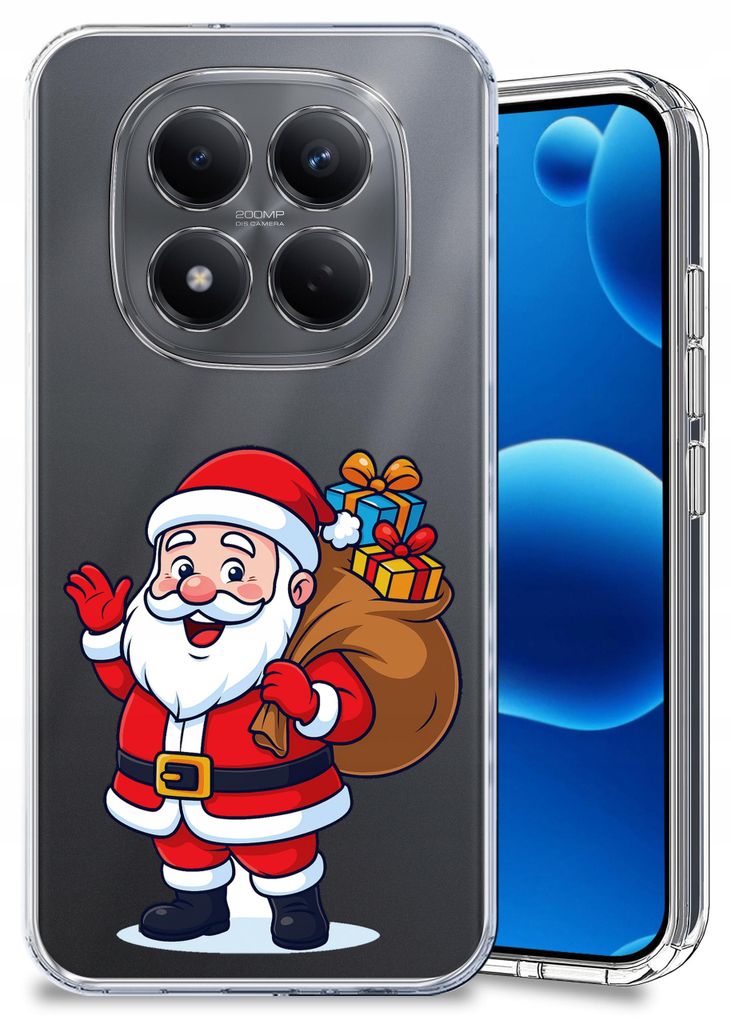 Hülle für Xiaomi Redmi Note 15 Pro+ Plus 5G – Weihnachtsmotive – Clear Case