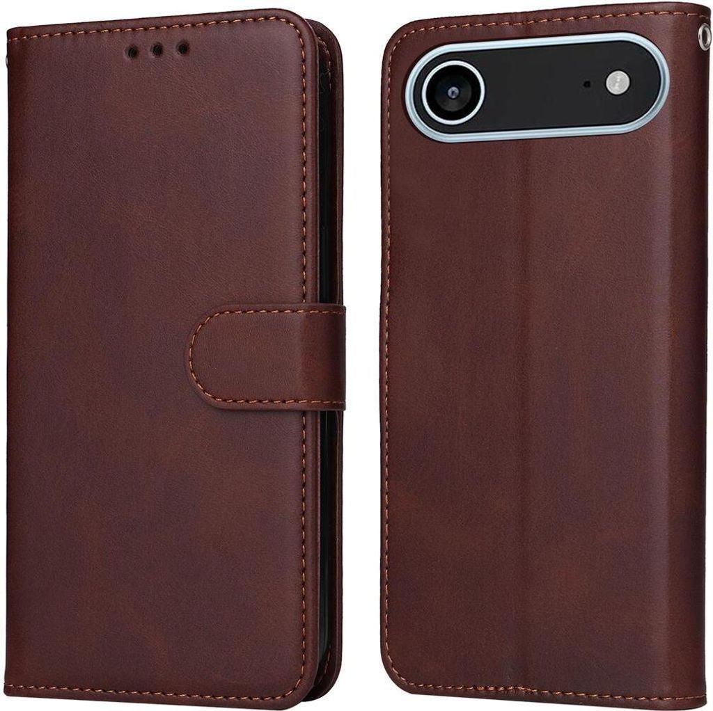 Mobigear Wallet iPhone Air Hülle Klapphülle Geldbörse - Braun