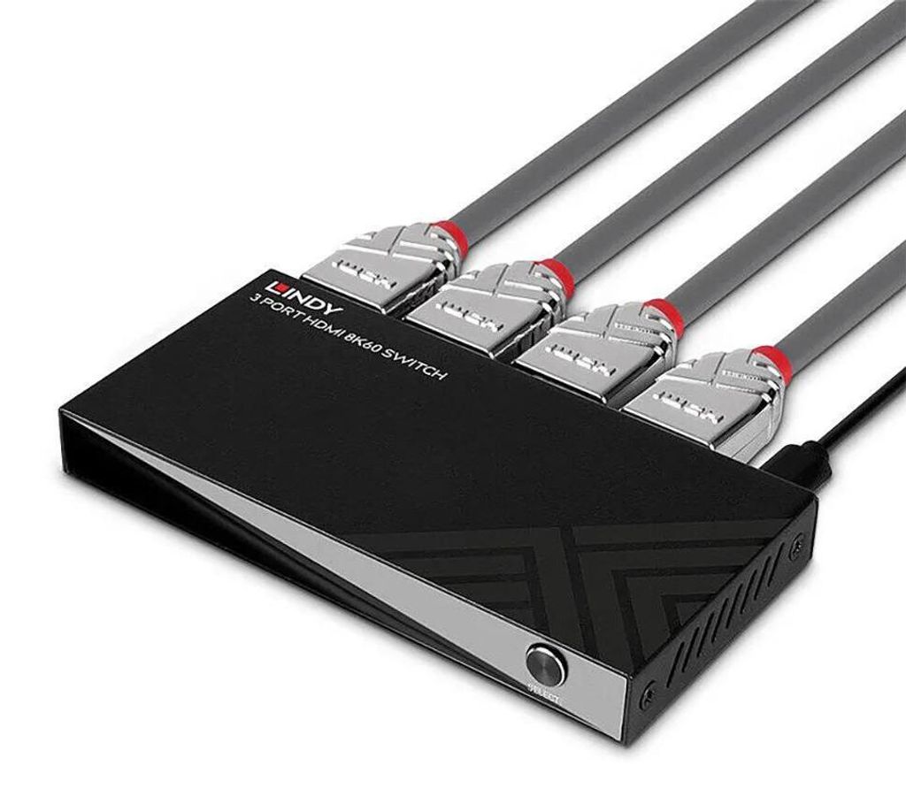 Switch Lindy 3 porte HDMI 8K60 Immagine del prodotto 
