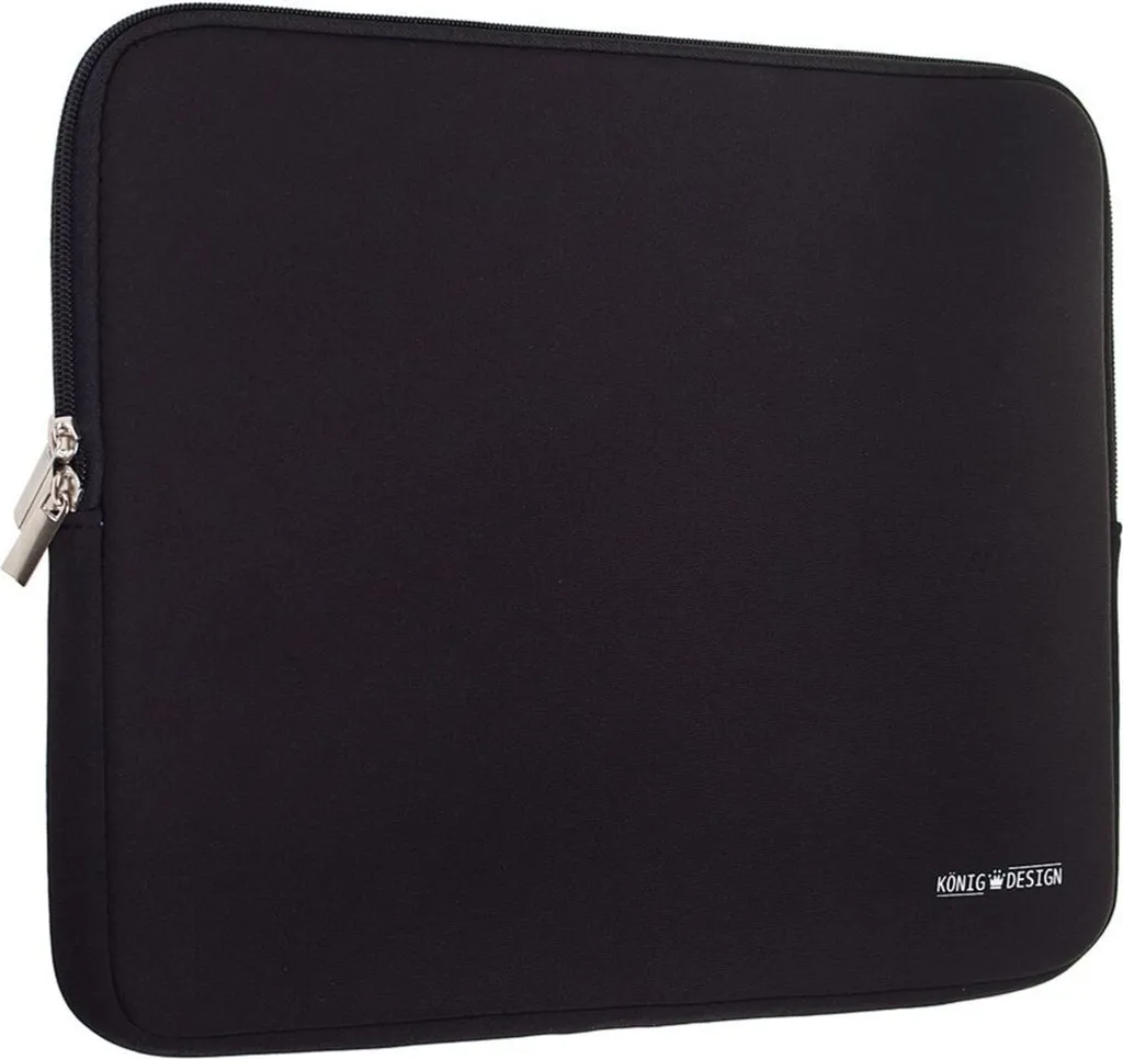 Borsa Laptop 13 Pollici Neoprene - Sleeve PC Nera 33,5 x 25,5 cm