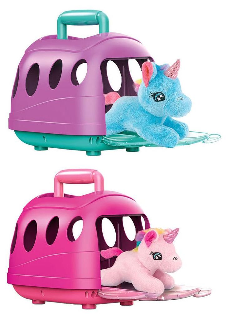 Peluche licorne dans une valise Image du produit 