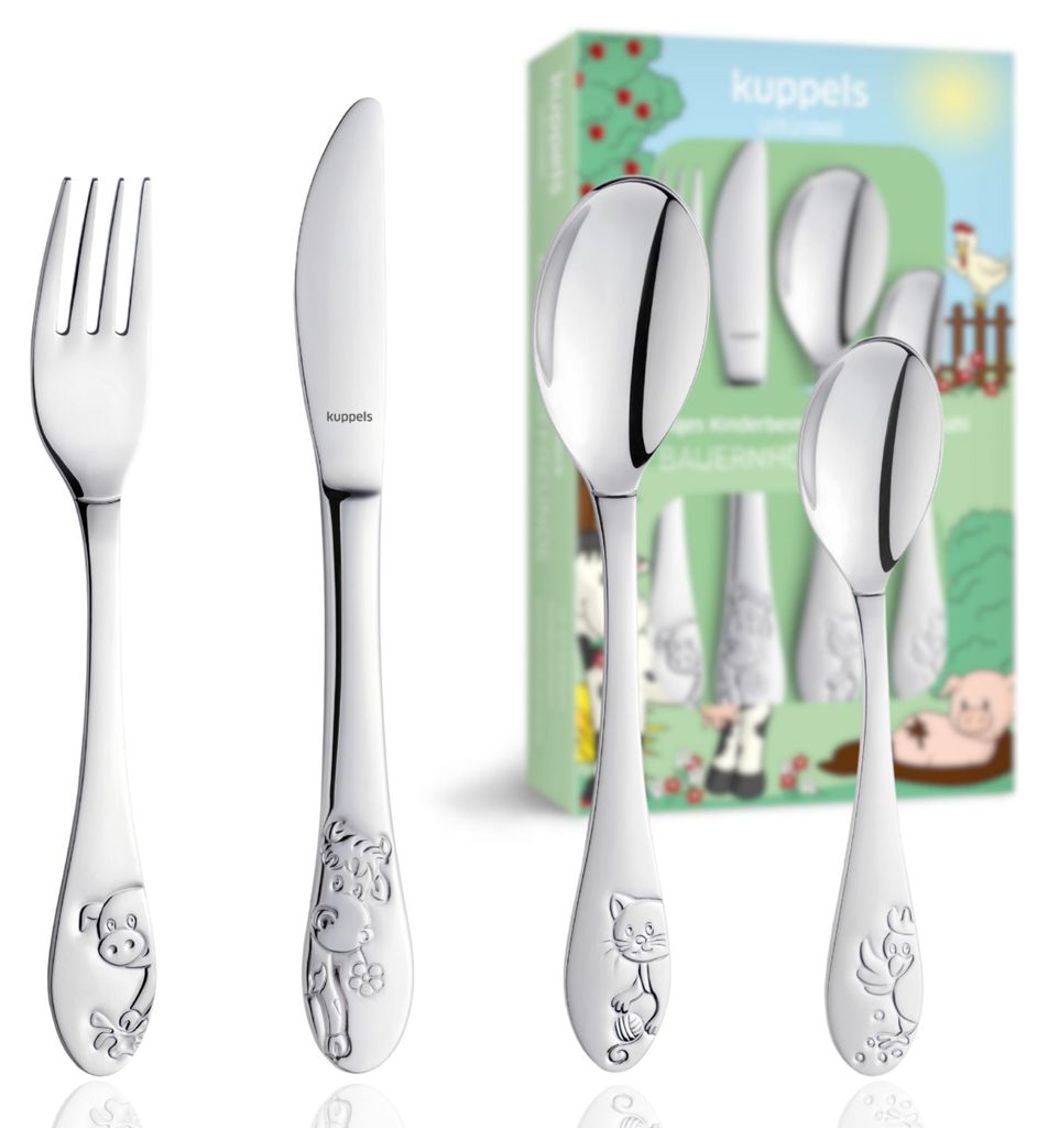 Kuppels 4-częściowy zestaw sztućców dla dzieci Zdjęcie produktu 