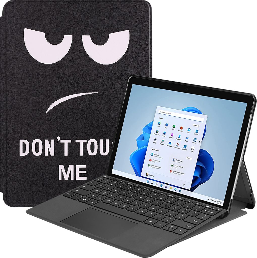 Schutzhülle für Microsoft Surface 8 Pro 13 Zoll Slim Case Etui mit Standfunktion und Auto Sleep/Wake Funktion