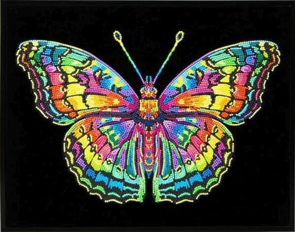 Carletto Deutschland GmbH Diamond Painting Neon Schmetterling