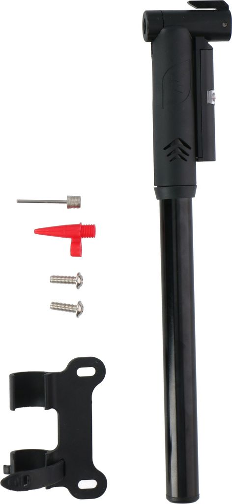 Dunlop Mini Fahrradpumpe - inkl. Halterung, Schrader-Ventil Produktbild 