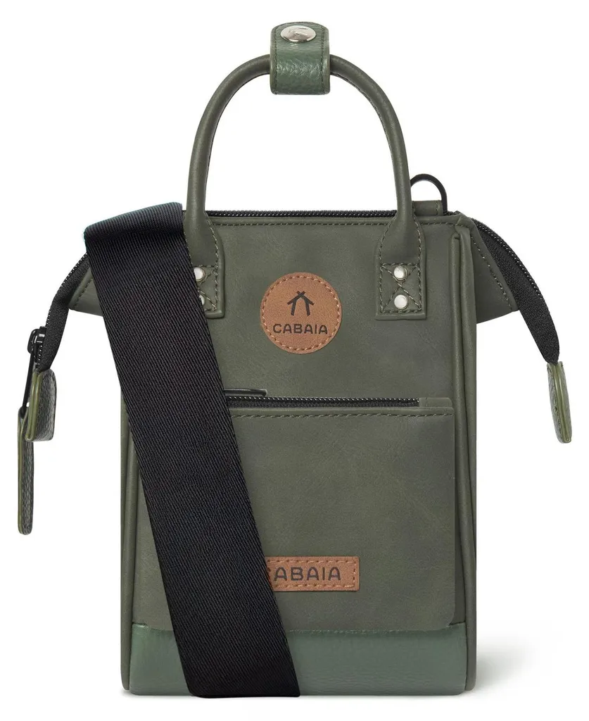 Cabaïa Sac Bandoulière Adventurer Nano Busan Vert Foncé - Vegan