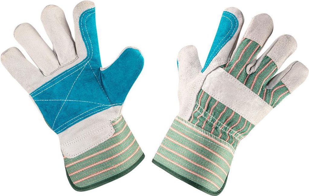 Neo Tools - Neo - PRO - Arbeitshandschuhe - Rindsleder - Grau - M10,5 - EU -