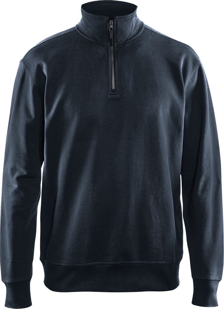 Blakläder Sweatshirt mit Half-Zip 3369 1158 in div. Farben, Farbe:weiß, Größe:2XL
