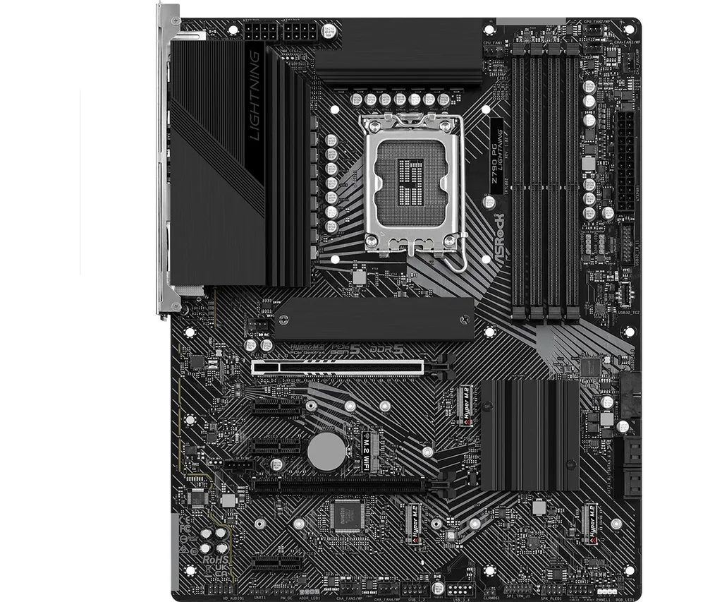ASRock Z790 PG Lightning avec DDR5 et PCIe 5.0 pour Socket LGA1700