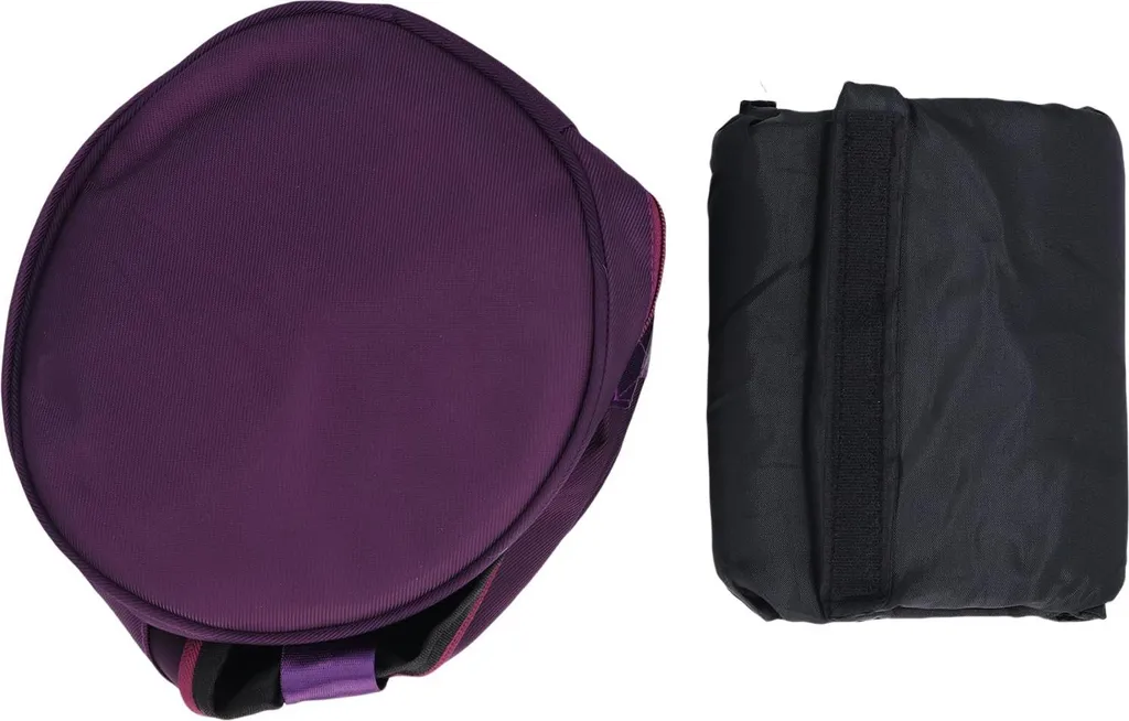 Sac de transport 8 pouces pour bol chantant en cristal violet rembourré